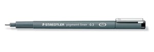 Stylo feutre pigment liner 308 tracé 0,3 mm Noir STAEDTLER