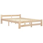 vidaXL Cadre de lit sans matelas bois massif de pin 140x200 cm