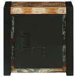vidaXL Armoire Murale de Salle de Bain Multicolore Bois Récupéré Moyenne