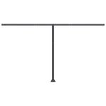 vidaXL Auvent automatique sur pied 400x350 cm Jaune/Blanc