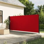 vidaXL Auvent latéral rétractable rouge 180x600 cm