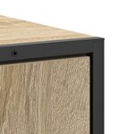 Ensemble de meubles de salle de bain 3 pièces vidaXL chêne sonoma en bois d'ingénierie