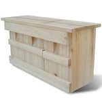 vidaXL Nichoir pour moineau 44 x 15 5 x 21 5 cm