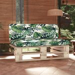 vidaXL Canapé central palette de jardin bois de pin imprégné