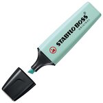 Blister x 3 surligneurs BOSS ORIGINAL Pastel pêche + rose + turquoise x 10 STABILO