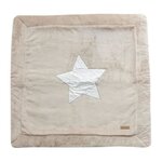 Tapis de parc en microfibre - Galet - 100 x 100 cm