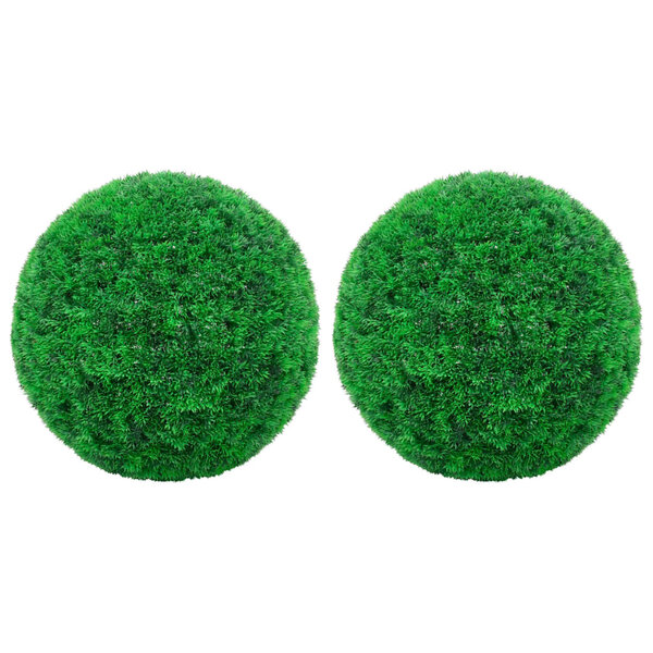 vidaXL Boules de buis artificielles 2 Pièces 52 cm