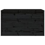 vidaXL Armoire murale Noir 60x30x35 cm Bois de pin massif