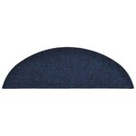 vidaXL Tapis autoadhésifs 10 Pièces Bleu marine 56x17x3 cm Aiguilleté
