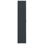 vidaXL Classeur anthracite 90x40x200 cm Acier