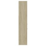 vidaXL Bibliothèque Chêne sonoma 40x35x180 cm Bois d’ingénierie