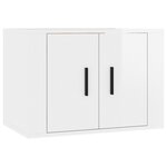 vidaXL Ensemble de meubles TV 5 Pièces Blanc brillant Bois d'ingénierie