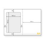 Lot de 1000 planches d’étiquette colissimo 150 x 100 mm