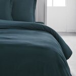 Housse de couette - 240 x 260 cm uni - Paon