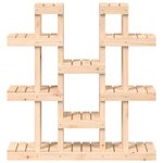 vidaXL Support à plantes 104 5x25x109 5 cm Bois massif de pin
