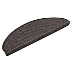 vidaXL Tapis d'escalier autocollants 15 Pièces 65x21x4 cm Anthracite