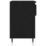 vidaXL Armoire à chaussures Noir 70x36x60 cm Bois d'ingénierie