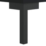 vidaXL Meuble TV noir 150x30x50 cm bois d'ingénierie
