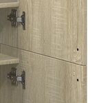vidaXL Armoire à chaussures Chêne sonoma 80x39x178cm Bois d'ingénierie