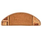 vidaXL Tapis d'escalier autocollants 15 Pièces Beige 65x21x4 cm