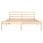 vidaXL Cadre de lit Bois de pin massif 140x200 cm