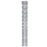 vidaXL Clôture de jardin Acier galvanisé 50x1 5 m Argenté