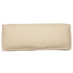 vidaXL Ensemble de coussins en palette de 3 pièces beige en tissu Oxford