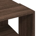 vidaXL Table basse chêne marron 89 5x48x30 cm bois d'ingénierie