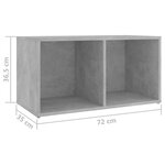 vidaXL Ensemble de meubles TV 8 Pièces Gris béton Bois d'ingénierie