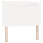 Tête de lit vidaXL Design simple Blanc pur 90 cm Cuir synthétique