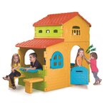 Super Villa FEBER - Grande Maison Enfant avec table et bancs - Maison Colorée