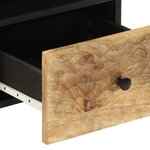 vidaXL Meuble TV 70x33x46 cm Bois massif de manguier
