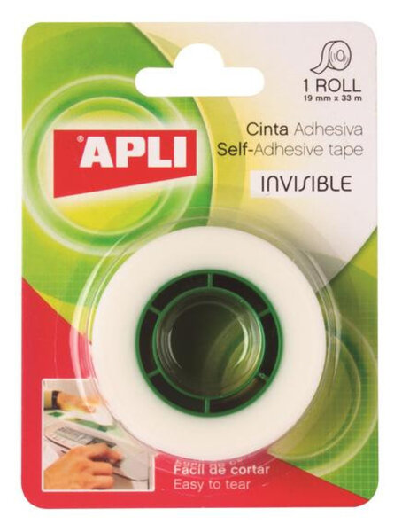 Ruban Adh Invis 19X33 Blister