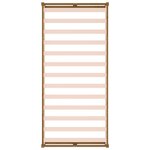 vidaXL Cadre de lit sans matelas marron miel 100x200 cm bois massif