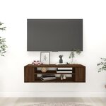 vidaXL Armoire TV suspendue Chêne marron 100x30x26 5cm Bois Ingénierie