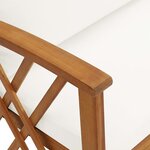 Salon de jardin meuble d'extérieur ensemble de mobilier 2 pièces avec coussins bois d'acacia solide 02_0015882