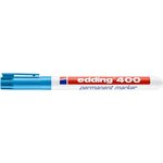 Marqueur Permanent 400 Bleu Clair Pointe Fine 1 mm x 6 EDDING