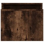 vidaXL Ensemble table basse Chêne fumé 100x48x40 cm Bois d'ingénierie