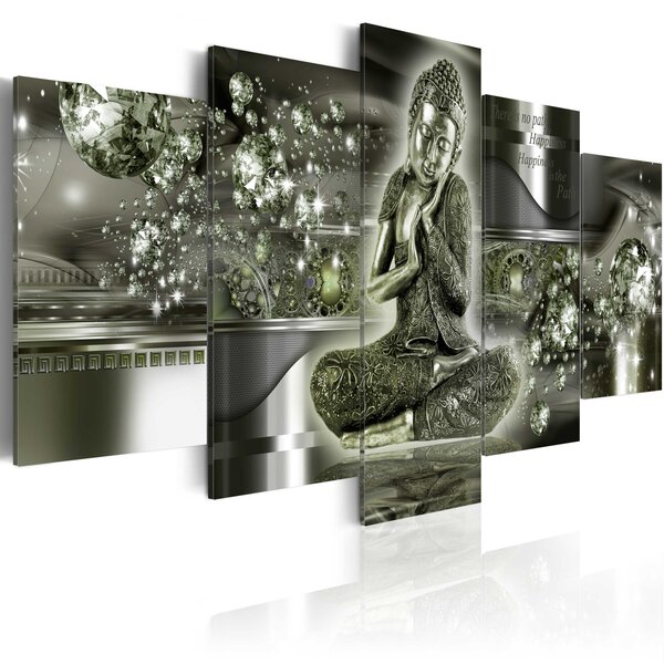 Tableau - buddha smeraldo l x h en cm 100x50