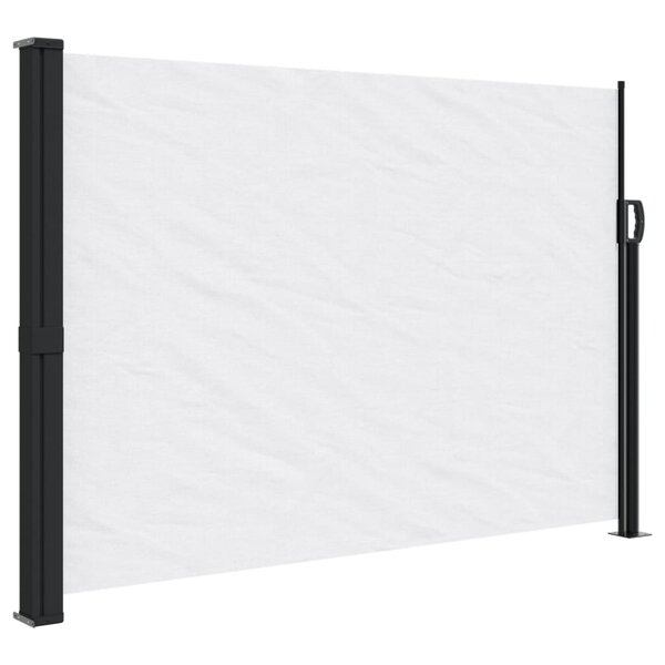vidaXL Auvent latéral rétractable blanc 140x300 cm