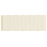 vidaXL Coussin de chaise longue crème 180x60x3 cm tissu oxford
