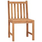 vidaXL Ensemble de salle à manger de jardin 7 Pièces Bois de teck solide