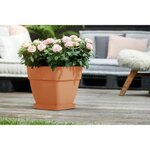 Vibia Campana Bac à fleurs Carré 37 - Marron Ø 36 x 36 cm