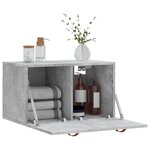 vidaXL Armoire murale Gris béton 60x36 5x35 cm Bois d'ingénierie