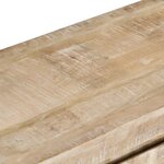 vidaXL Meuble TV 110x35x46 cm bois massif de manguier