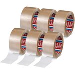 Ruban Adhésif d'Emballage 4124 PVC Supérieur 50mm x 66m Transparent x 3 TESA