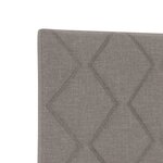 Tête de lit LED vidaXL design blocs en diamant taupe 160 cm tissu