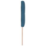 Cabeça de cama LED vidaXL com botões estofados em veludo azul escuro de 90 cm