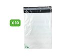 10 Enveloppes plastique opaques ECO 60 microns N°3 - 280x370mm