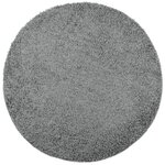 vidaXL Tapis shaggy PAMPLONA poils longs moderne vert Ø 100 cm